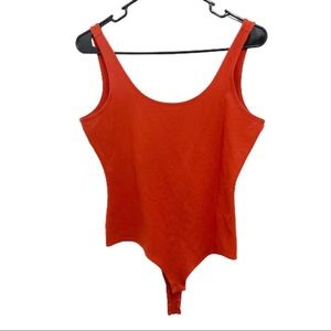 Shinestar Bodysuit Rust Colored Size Large
